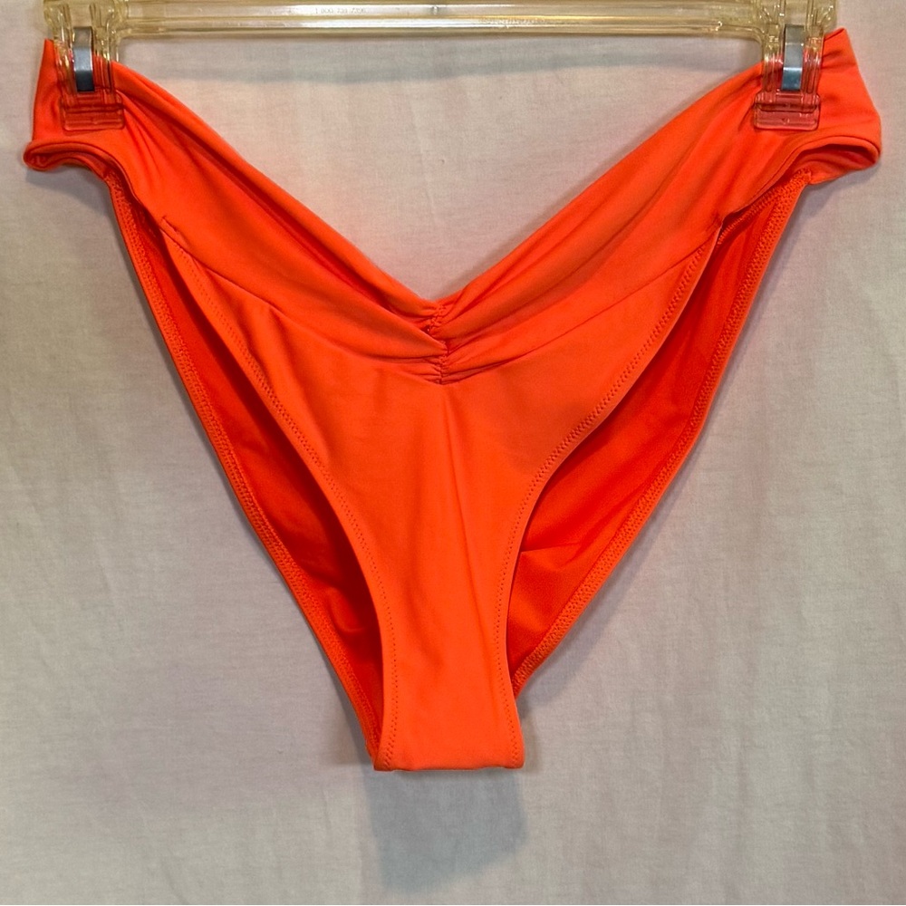 AA-30 Aerie NWT Orange Cheekiest Lined Summer Bikini Bottoms Swim‎ Wear Size XL